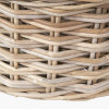 Tobs S/4 Grey Kubu Rattan Tall Round Storage Baskets