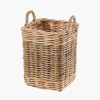 Tobs S/5 Grey and White Kubu Rattan Square Storage Baskets