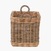 Tobs S/5 Grey and White Kubu Rattan Square Storage Baskets