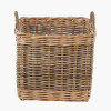 Tobs S/5 Grey and White Kubu Rattan Square Storage Baskets