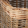 Tobs S/5 Grey and White Kubu Rattan Square Storage Baskets