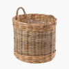 Tobs S/5 Grey and White Kubu Rattan Round Storage Baskets