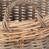 Tobs S/5 Grey and White Kubu Rattan Round Storage Baskets