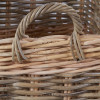 Tobs S/4 Grey and White Kubu Rattan Rectangular Storage Baskets