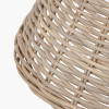 Tobs Grey Kubu Rattan Christmas Tree Basket Skirt Ring