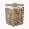 Tobs S/2 Grey Kubu Rattan Square Linen Baskets