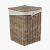 Tobs S/2 Grey Kubu Rattan Square Linen Baskets