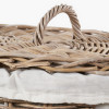 Tobs S/2 Grey Kubu Rattan Round Linen Baskets