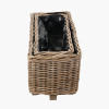 Tobs S/2 Indoor Outdoor Grey Kubu Rattan Basket Trough Planters