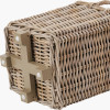 Tobs S/3 Indoor Outdoor Grey Kubu Rattan Square Basket Planters with Handles