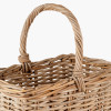 Grey Kubu Stair Storage Basket