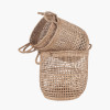 S/3 Open Weave Seagrass Round Handled Baskets