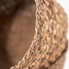 S/3 Seagrass and Water Hyacinth Natural Tall Round Baskets