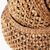 S/3 Water Hyacinth Round Handled Baskets