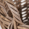 S/2 Grey Kubu Oval Baskets