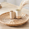 Natural Rattan Round Basket Tray