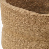 Seagrass Natural Ribbed Basket