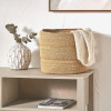 Seagrass Natural Ribbed Basket