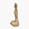 Gold Metal Sitting Yoga Pose Ornament