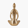 Gold Metal Sitting Yoga Pose Ornament