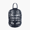 Black Bamboo and Glass Lantern Small