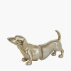 Gold Metal Sausage Dog Book Ends