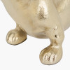 Gold Metal Sausage Dog Book Ends