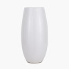 Visage White Stoneware Face Design Vase