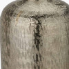 Gold Metal Hammered Vase Tall