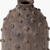 Kali Textured Dot Grey Stoneware Vase