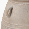 Grey Wash Fibrestone Decorative Vase with Handles Large