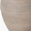 Grey Wash Fibrestone Decorative Vase with Handles Large