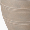 Grey Wash Fibrestone Decorative Vase with Handles