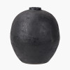 Black Fibrestone Decorative Vase