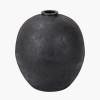 Black Fibrestone Decorative Vase