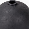 Black Fibrestone Decorative Vase