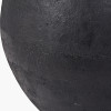 Black Fibrestone Decorative Vase