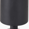 Matt Black Metal Pillar Candle Holder Large