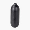 Black Metal Bullet Vase