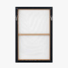 S/2 Black Leaf Print Canvases with Black Frames