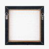 S/2 Black Leaf Print Square Canvases with Black Frames