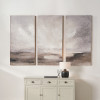 S/3 Grey and Neutrals Abstract Landscape Canvases