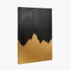 Black and Gold Abstract  Frameless Canvas