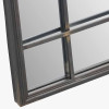 Antique Bronze Metal Square Wall Mirror