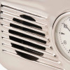 Silver Metal Retro Radio Style Table Clock