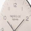 Cream and Black Dome Glass Wall Clock