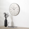 Cream and Black Dome Glass Wall Clock