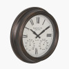 Antique Bronze Effect Indoor Outdoor Wall Clock