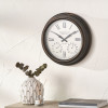 Antique Bronze Effect Indoor Outdoor Wall Clock