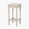 Heritage Putty Pine Wood Accent Table